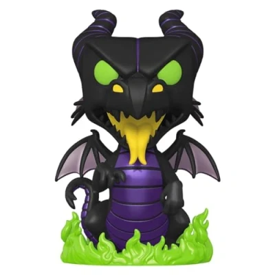 Image of Funko POP! Jumbo: Villains Maleficent Dragon Disney Collectable Vinyl Figure Gift Idea Official Merchandise Toys for Kids &amp; Adults Movies Fans Model Collectors