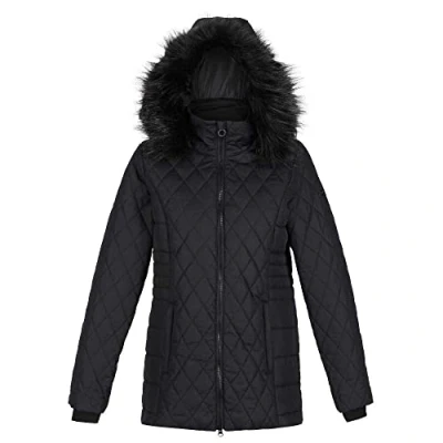 Image of Regatta Womens Thermoguard Water Repellent Zalika Jacket Black, 16