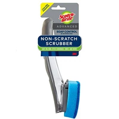 Image of Scotch Brite Dishwands: soap control non scratch dishwand (Blue)