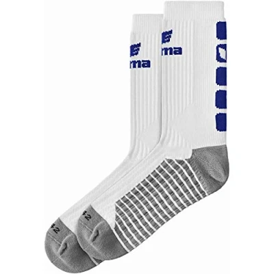 Image of Erima Men CLASSIC 5 C Socks White/New Navy, Size: 47 50