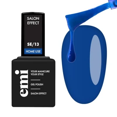 Image of EMI Salon Effect Electric Sapphire HEMA free gel polish long lasting color home use UV/LED/CCFL lamp 9 ml