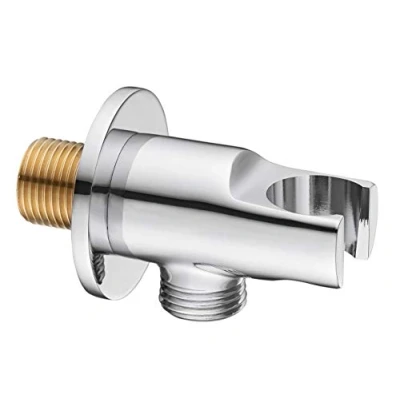 Image of Keenware KSA 006 Shower Wall Outlet Elbow &amp; Handset Holder, Chrome