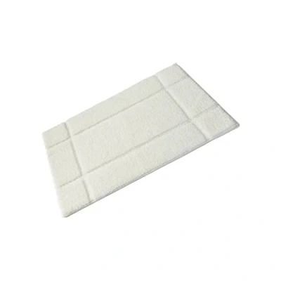 Image of Blue Canyon Orla Microfibre Bath Mats, Quick Dry &amp; High Absorbent Bathroom Door Mat, Washable Area Rug for Living Room, Kitchen, Entryway, Outdoor Rug, Home Decor Mattress, 1600GSM White