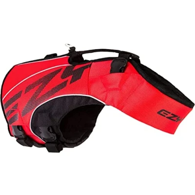 Image of EZYDOG X2 Boost Life Jacket Boating, Dog Friendly, Paddle Board, Superior Buoyancy, Rescue Handle, Lifejacket (Small, Red)