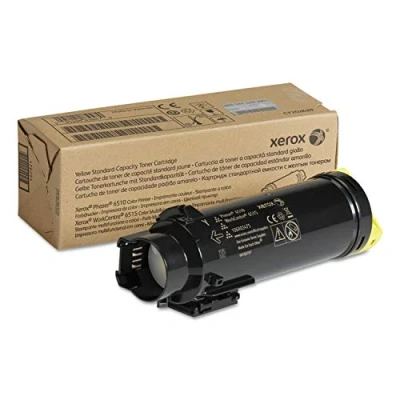 Image of Xerox Genuine Phaser 6510 / Workcentre 6515 Yellow Standard Capacity Toner Cartridge (1,000 Pages) 106R03475