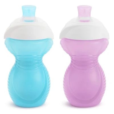 Image of Munchkin® Click Lock™ Bite Proof Sippy Cup, 9 Ounce, 2 Pack, Pink/Purple