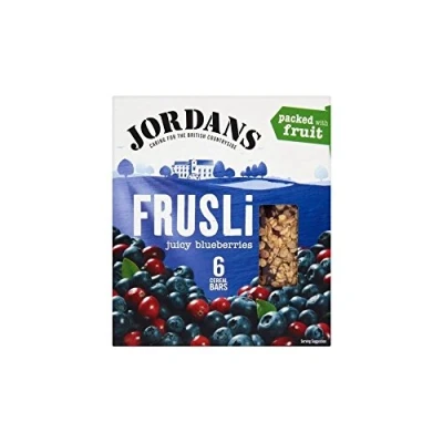Image of Jordans Frusli Bars Blueberry Burst (6x30g) Pack of 2
