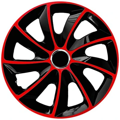 Image of 4 x Wheel Hub Caps, NRM STIG, Red, 17 Inch