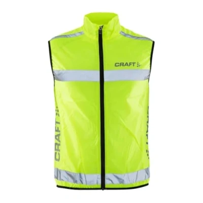 Image of Craft Men&#039;s Active Run Safety Vest Neon, X Large, 192480 1850 7
