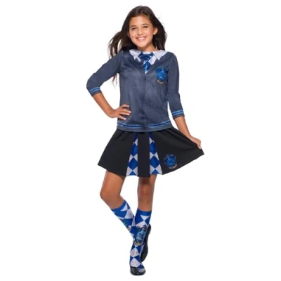 Image of Rubie&#039;s 39032NS000 Ravenclaw Harry Potter Fancy Dress, Girls, Multicolour, NS