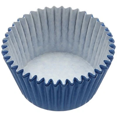 Image of Holly Cupcakes 180 Excellent Quality Blue Muffin Cases