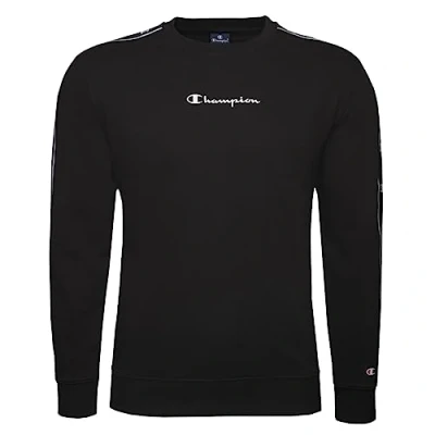 Image of Champion Men&#039;s Legacy American Tape Heavy Powerblend Terry Crewneck Sweatshirt, Black, S