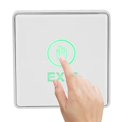 Image of Home Security Unlock Exit Button, Touch Sensor Door Access Control System Switch for