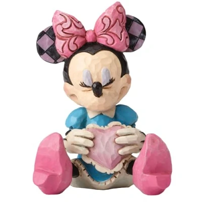 Image of Disney Traditions Minnie Mouse With Heart Figurine