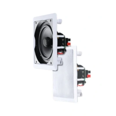 Image of WHITE 8&#039;&#039; 2 WAY CEILING SPEAKERS 8 OHMS 180 WATT MOISTURE RESISTANT (PAIR)