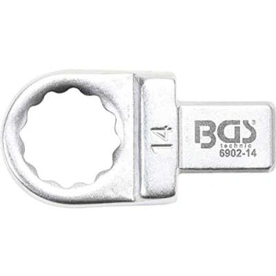 Image of BGS 6902 14 Push Fit Ring Spanner mm Square Size 9 x 12