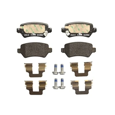 Image of 1605086, 1605122, 1605128, 1605625, 1605967 brake pad set ATE 13.0460 2868.2 with acoustic wear warning caliper screws accessories