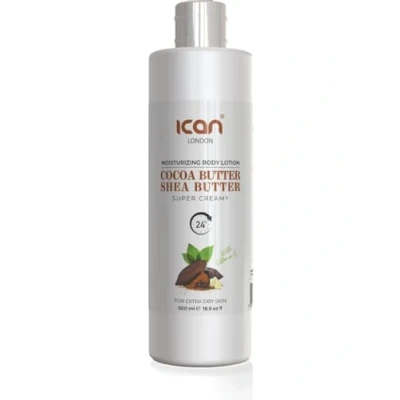 Image of ican London Natural Cocoa Butter &amp; Shea Body Lotion 500ml