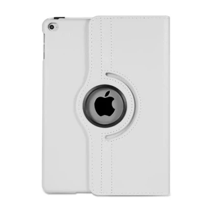 Image of Leather Rotate 360 Stand Case For Apple iPad Air 1st 2nd 9.7 2017/2018 5th &amp; 6th Generation (WHITE)