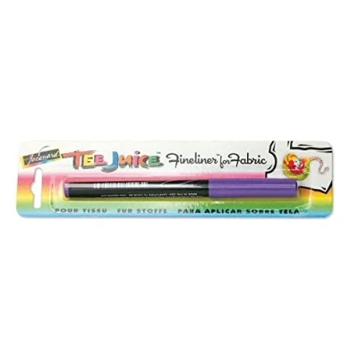 Image of Jacquard Tee Juice PEN1004 Purple Fabric Marker Fine Tip Textile Art Pen