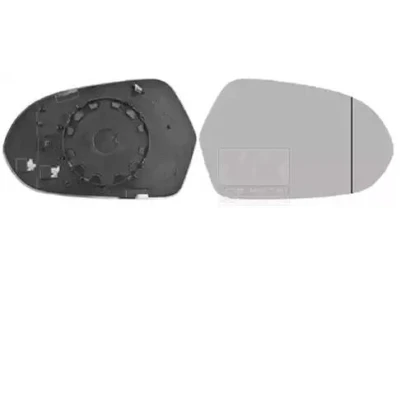 Image of 4G0857536B Wing Mirror Glass VAN WEZEL 0342838 Right AUDI: A6 C7 Saloon, Avant, Allroad