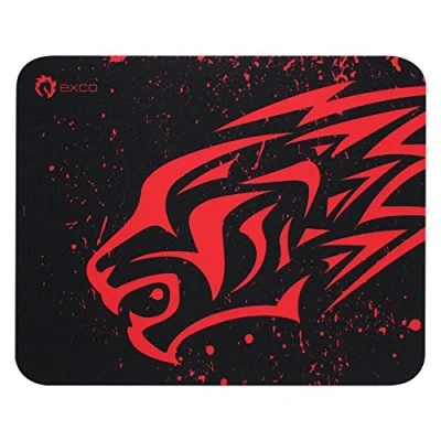 Image of EXCO Small Red Leopard Gaming Mouse Pad Oblong Shaped Mat Design Natural Eco Rubber Durable Computer Desk Stationery Accessories Pads For Gift Support Wired Wireless or Bluetooth