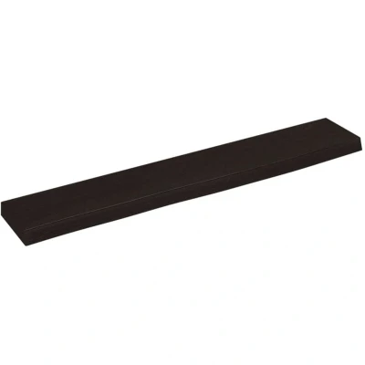 Image of vidaXL Wall Shelf Dark Brown 60x10x2 cm Treated Solid Wood Oak