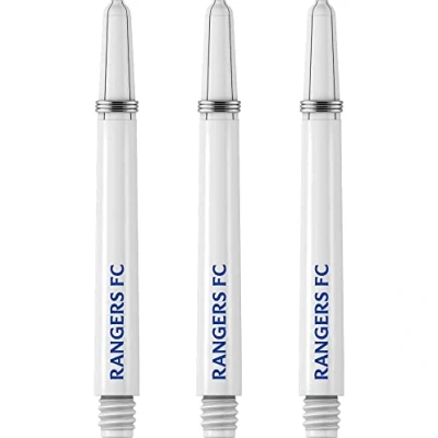 Image of FOCO Offically Licenced Glasgow Rangers Football Club Nylon Dart Shafts with Springs, Medium, 5 Sets of 3 Stems (5XS1605)