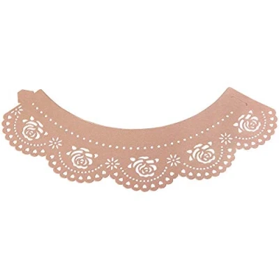 Image of PME Pink Rose Cupcake Wrappers, Pack of 12