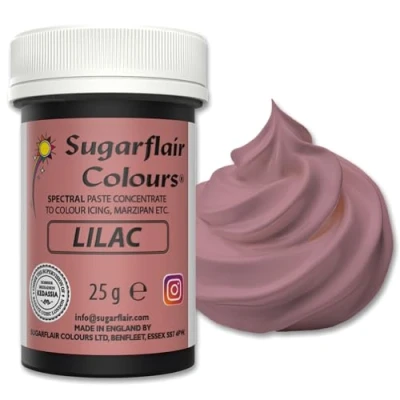 Image of Sugarflair Spectral Lilac Food Colouring Paste, Highly Concentrated for Buttercream, Sugar Royal Icing, Cake Mixes and More! Vibrant Colour Dye 25g