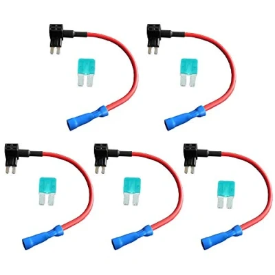 Image of Mintice 5 X Car Vehicle 12V 24V Motor Add a circuit MICRO2 ATR Fuse Holder 15A