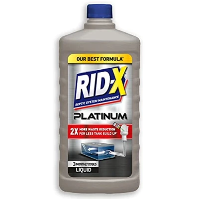 Image of Rid X Platinum Septic System Treatment, 3 Month Supply of Liquid, 24 Fl Oz