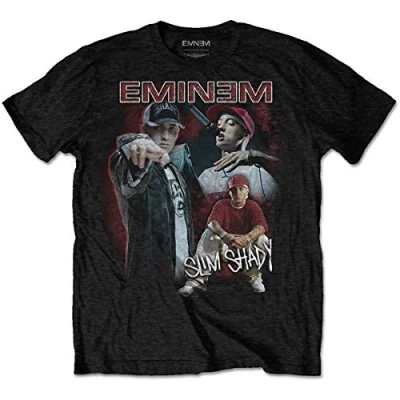 Image of Eminem Shady Homage Official Tee T Shirt Mens Unisex (X Large) Black