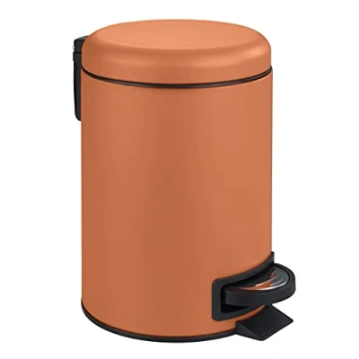 Image of WENKO Leman Terracotta Cosmetic Pedal Bin