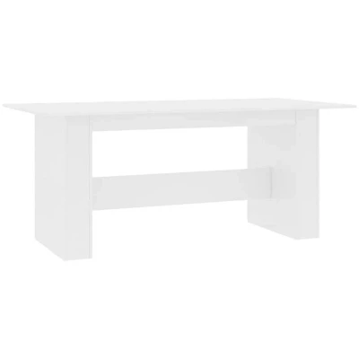 Image of vidaXL Dining Table White 180x90x76 cm Engineered Wood