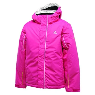 Image of Dare2b Affable Kids Boys Girls Childrens Unisex Hooded Waterproof and Breathable Insulated Ski Jacket/Coat (Fuchsia, Youth 32&quot; (EU 164))