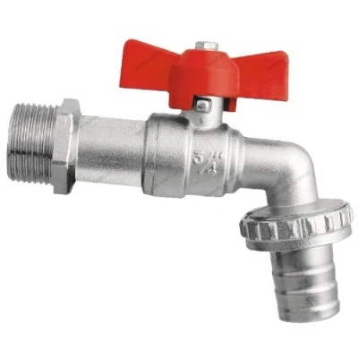 Image of Garden Hose Tap 1/2 BSP Butterfly Handle Ball Valve Bib Water Pipe
