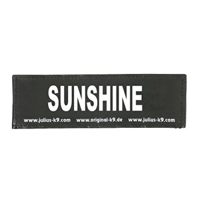 Image of Interchangeable Patches, 1 pair, SUNSHINE, Size: Small, Black