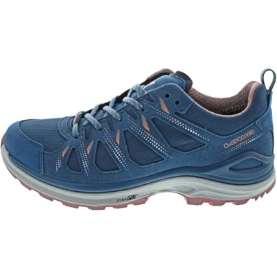 Image of LOWA Innox EVO II GTX Ws Low Shoe, Steel blue dusky pink, 4.5 UK