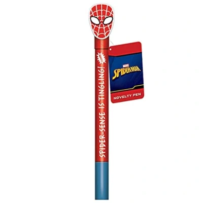 Image of Spider Man Novelty Pen (Sketch Design) Marvel Gifts for Boys and Girls Official Merchandise