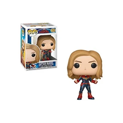 Image of Funko POP! Bobble Captain Marvel 1/6 Odds for Rare Chase Variant [Styles May Vary] Collectable Vinyl Figure Gift Idea Official Merchandise Toys Kids &amp; Adults Movies Fans