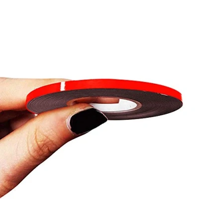 Image of 4R Quattroerre.it 10461 Trim Stripes Adhesive Strips for Cars, Neon Red, 3 mm x 10 mt