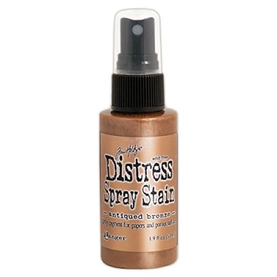 Image of Ranger TSS 42143 Distress Spray Stain 1.9oz Antiqued Bronze,