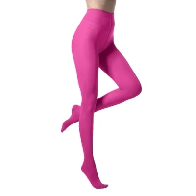 Image of Malustar 40 Denier Coloured Tights (Hot Pink, XL Tall)