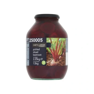 Image of Chef&#039;s Larder Pickled Sliced Beetroot 2.25kg x 2