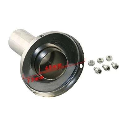 Image of Jzz Cozma Universal Exhaust Muffler Tip Removable Silencer 3 inch Stainless Steel Round Silence(76mm) SL 76