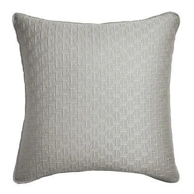 Image of Ted Baker T Quilted Sham Pillowcase 65x65cm Silver