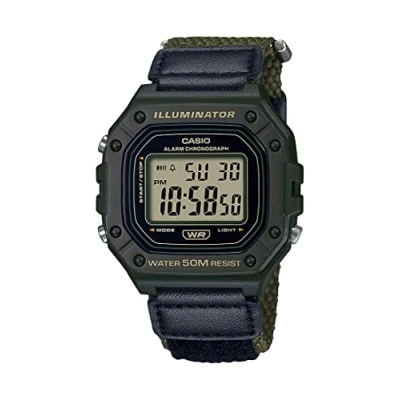 Image of Casio Men Digital Quartz Watch with Resin Strap W218HB 3AV