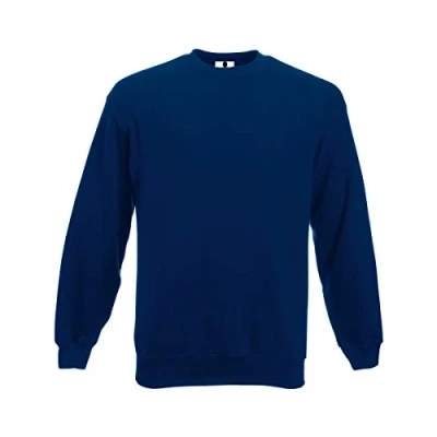 Image of Club Plain Sweatshirts Sweater Jumper Top Unisex Mens Ladies Crewneck Navy