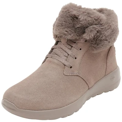 Image of Skechers Women&#039;s ON The GO Joy Ankle Boot, Brown, 7 UK